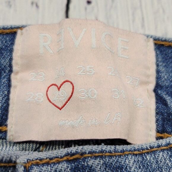 Revice Denim Women's Size 29 Star High Rise Medium Wash Cotton Skinny Jeans - Picture 3 of 7